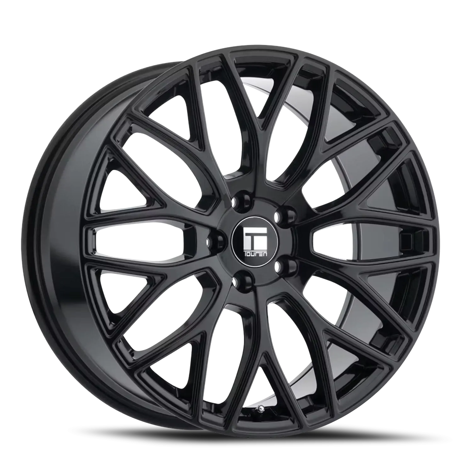TOUREN TR76 3276 GLOSS GRAPHITE 17X8 GLOSS BLACK
